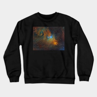 The Cone Nebula and the Christmas Tree Cluster Crewneck Sweatshirt